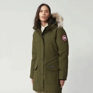 Canada Goose Trillium Parka Military Green Women’s Size Extra Small